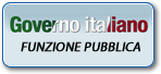 Collegamento al sito del Governo Italiano - Funzione Pubblica